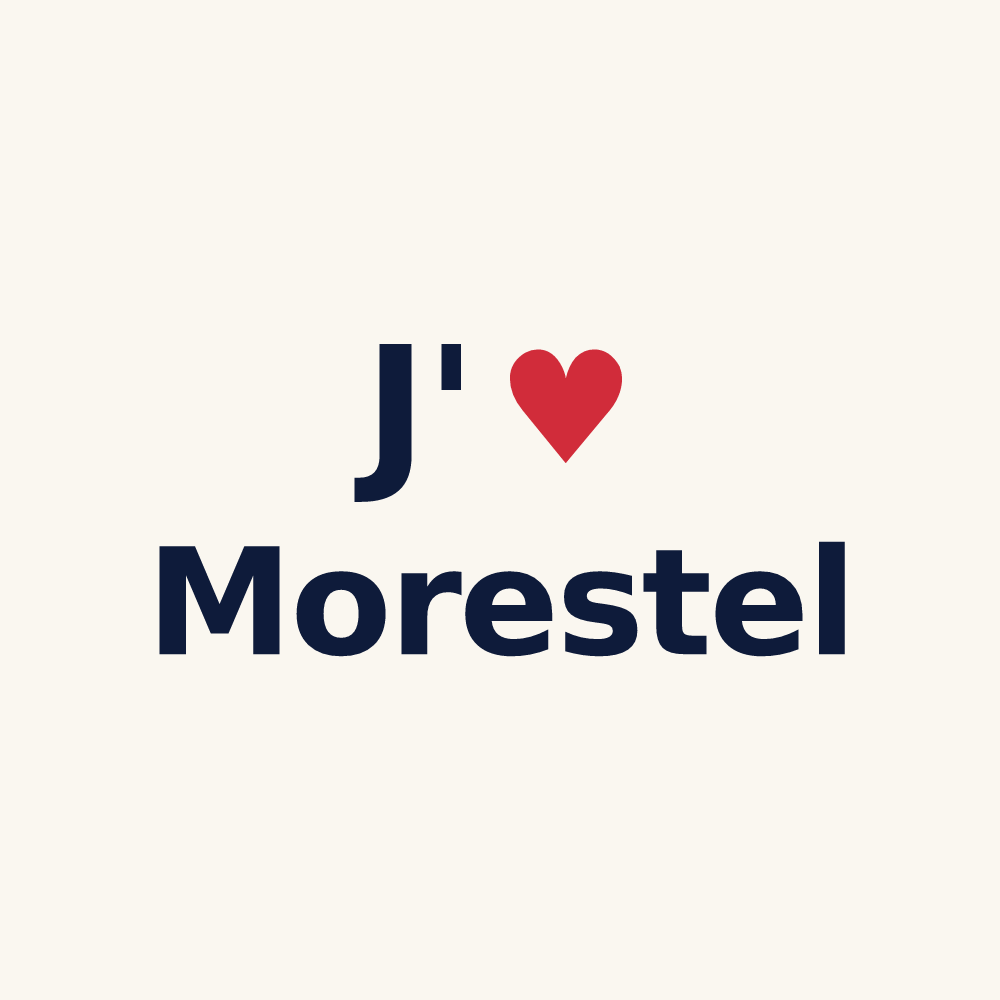 Tasse personnalisée Morestel — design J'aime Morestel