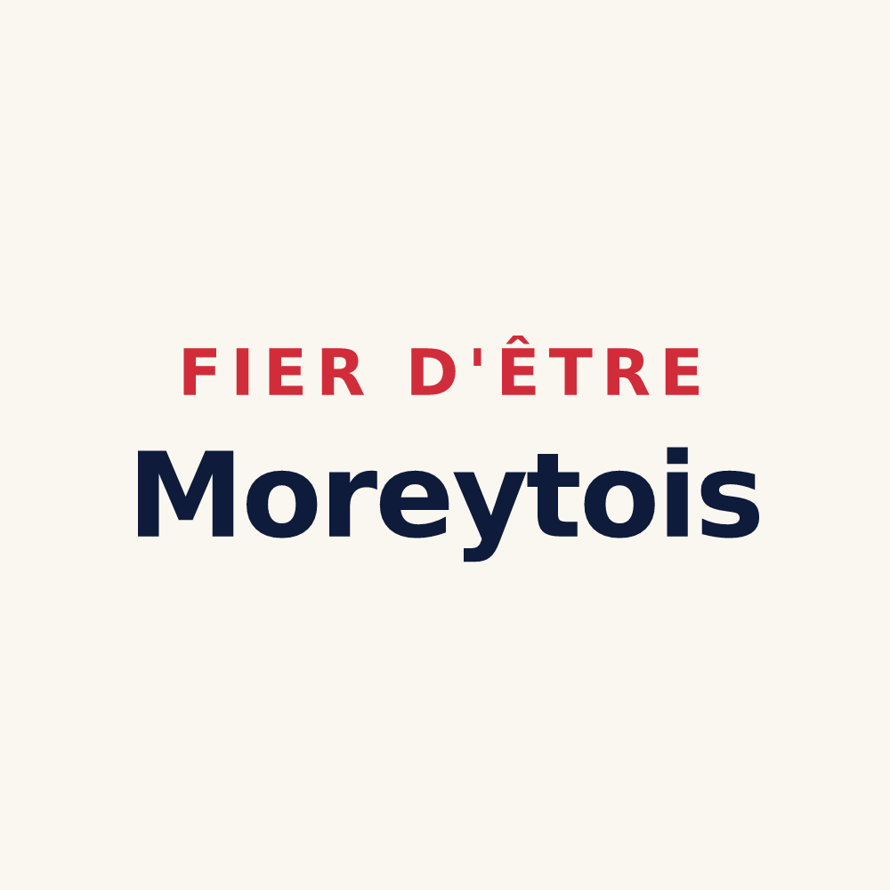 Tasse « Fier d'être Moreytois » — design pour Morey