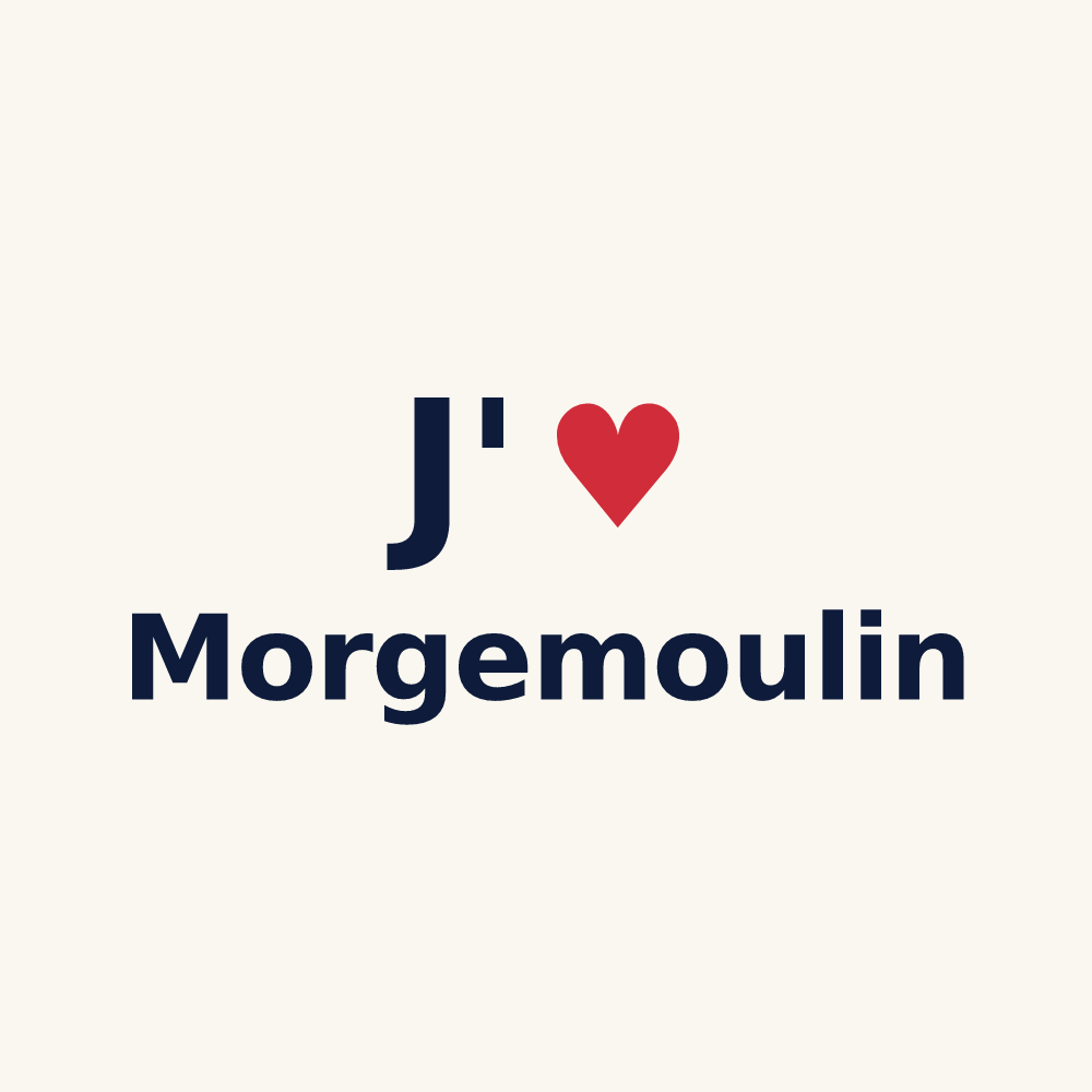 Tasse personnalisée Morgemoulin — design J'aime Morgemoulin