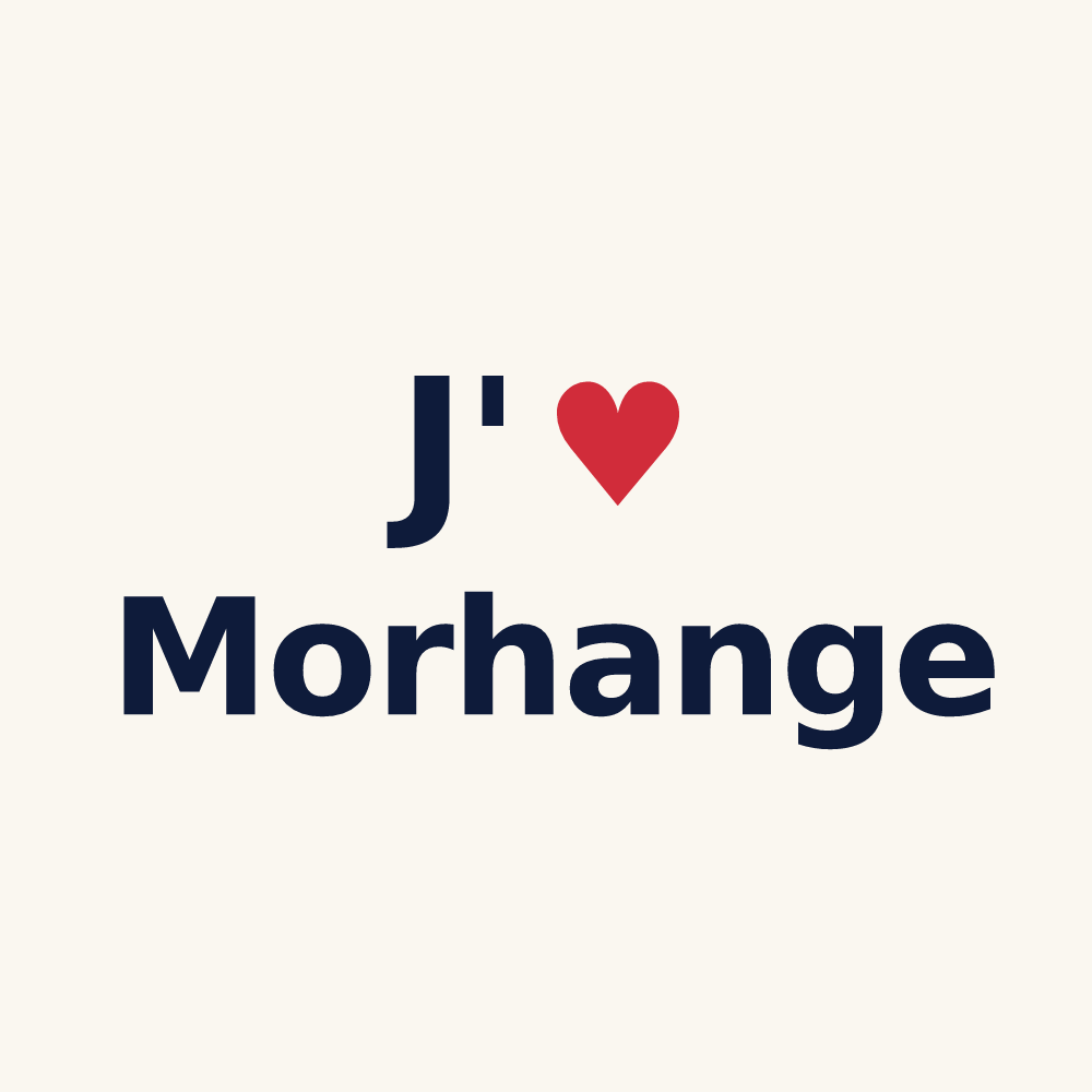 Tasse personnalisée Morhange — design J'aime Morhange