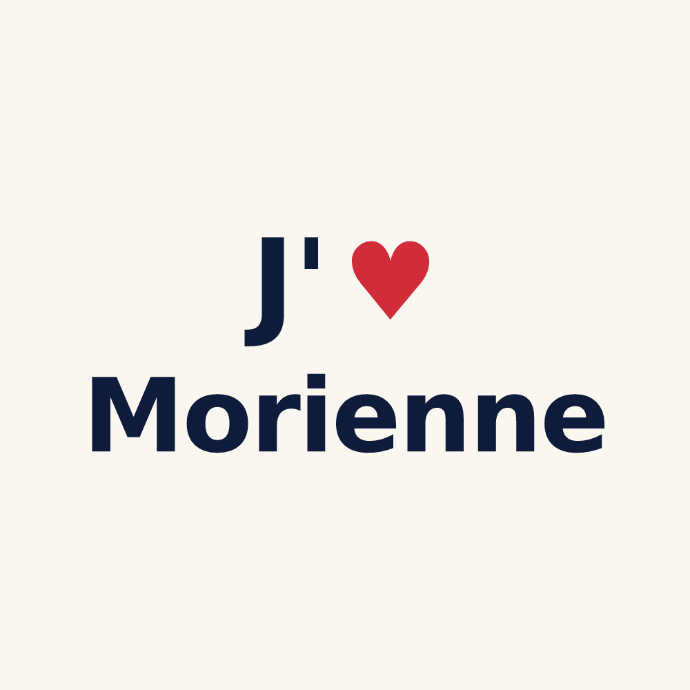 Tasse personnalisée Morienne — design J'aime Morienne