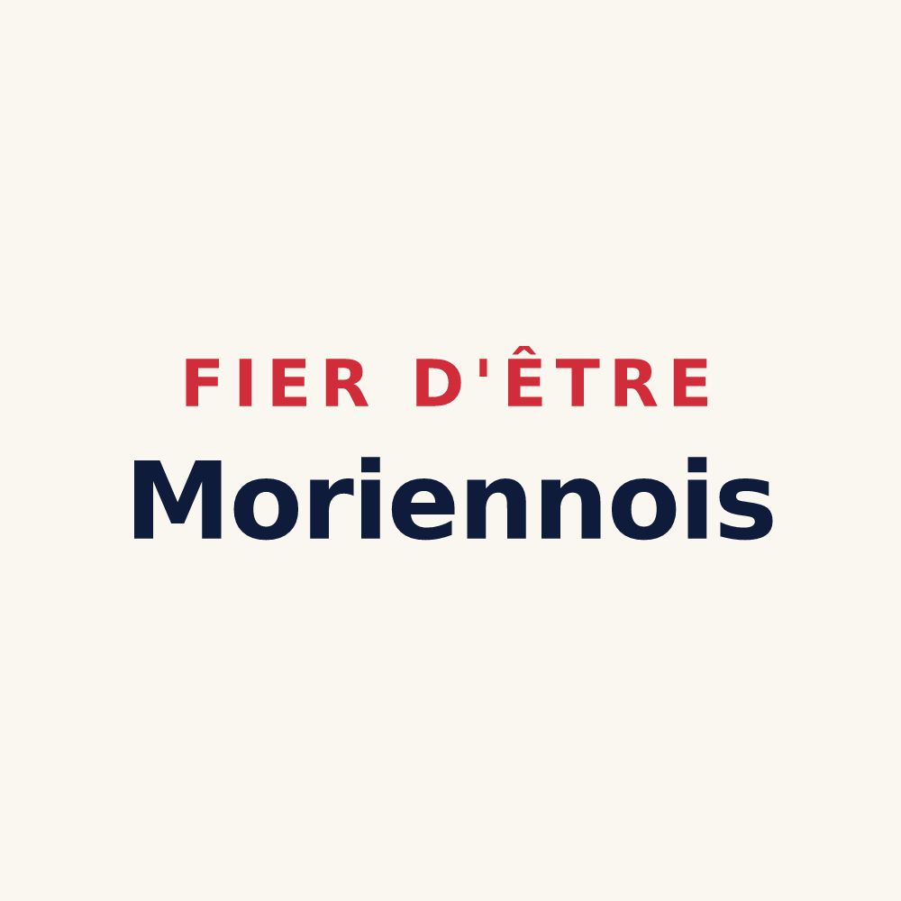 Tasse « Fier d'être Moriennois » — design pour Morienne