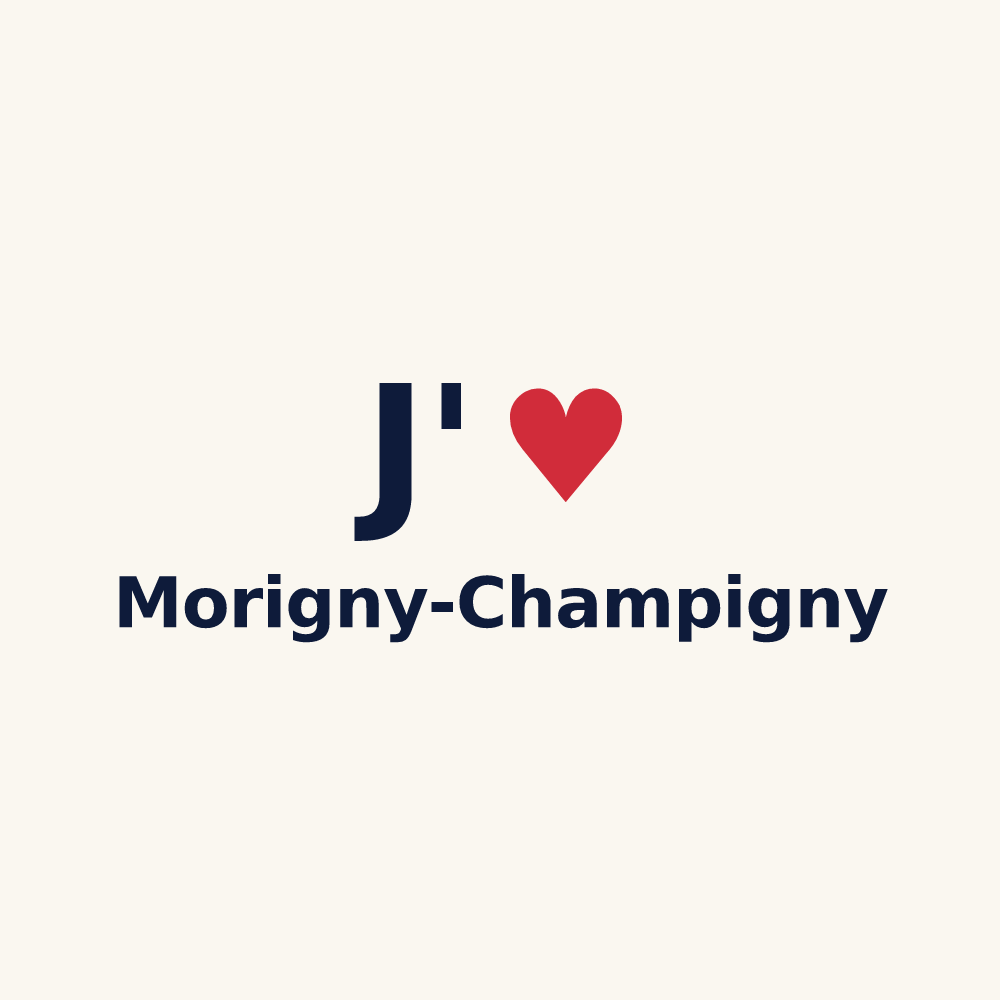 Tasse personnalisée Morigny-Champigny — design J'aime Morigny-Champigny