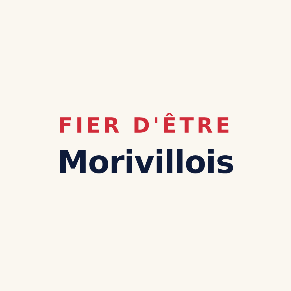 Tasse « Fier d'être Morivillois » — design pour Moriville