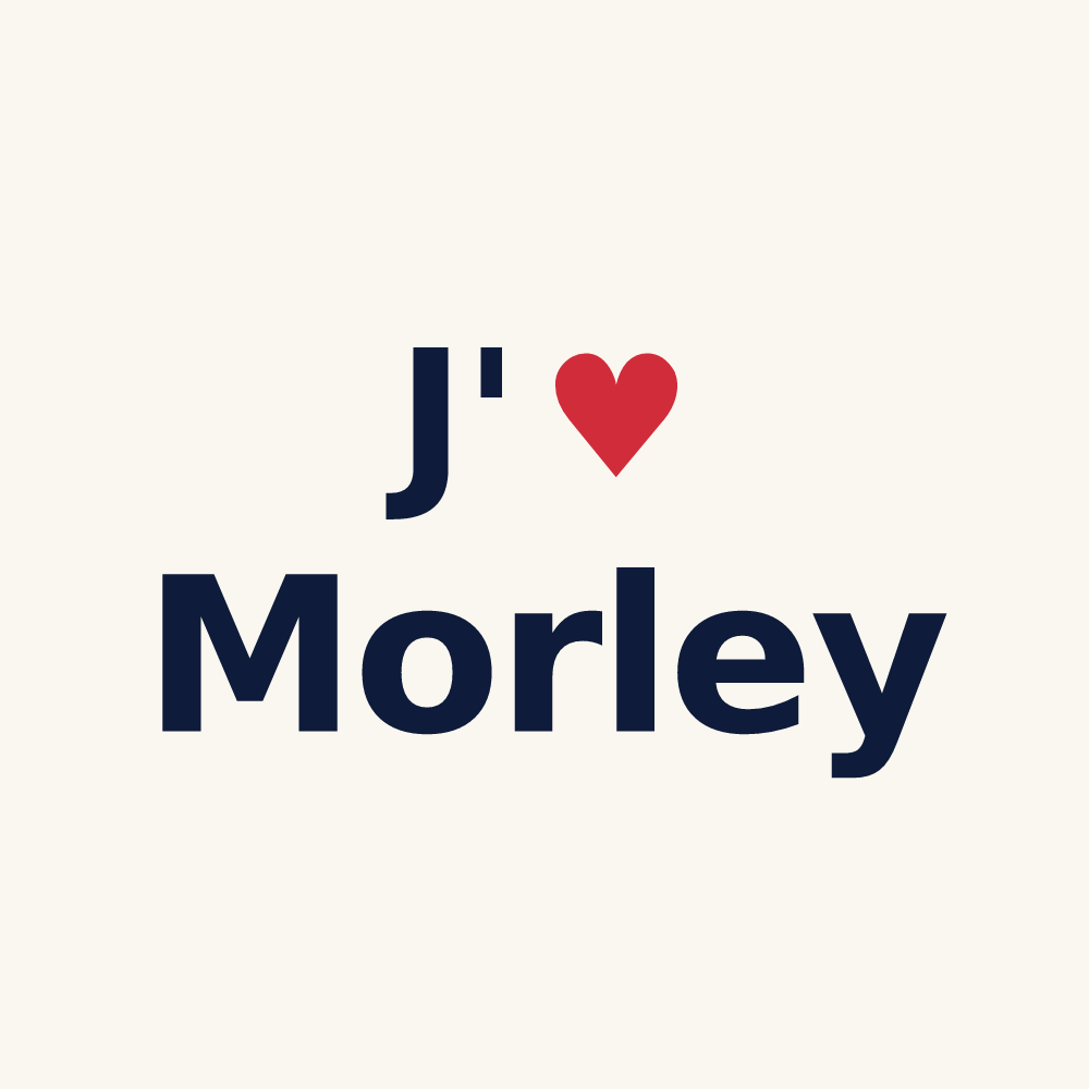 Tasse personnalisée Morley — design J'aime Morley