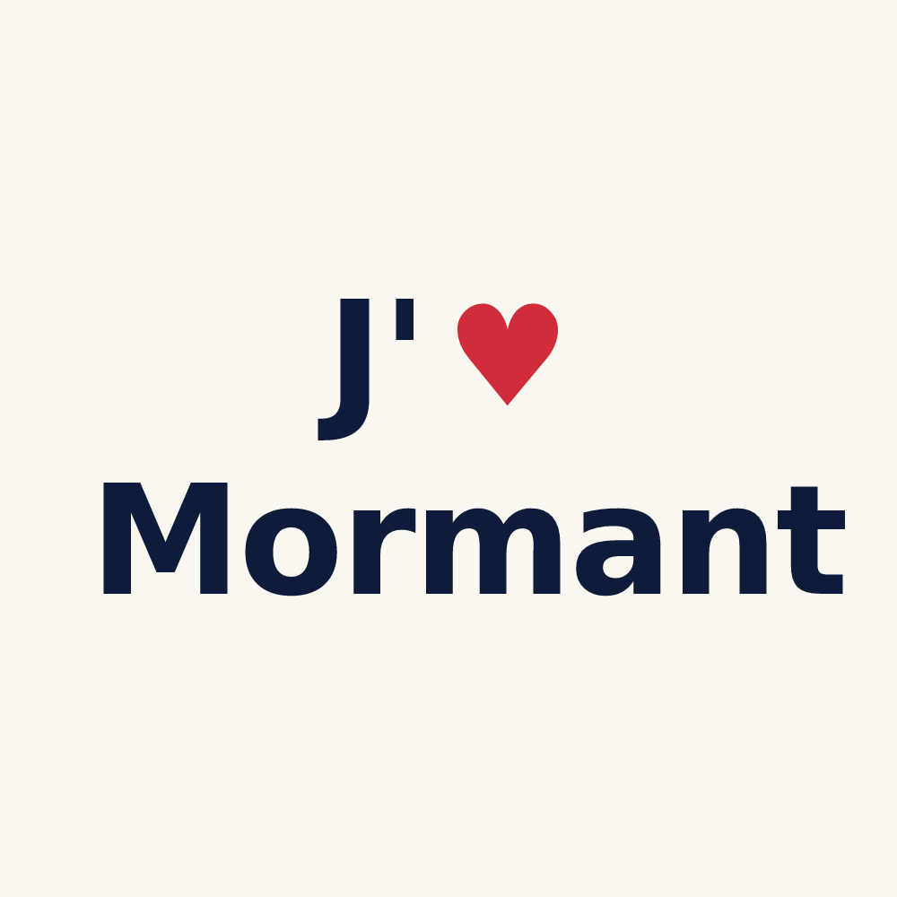 Tasse personnalisée Mormant — design J'aime Mormant