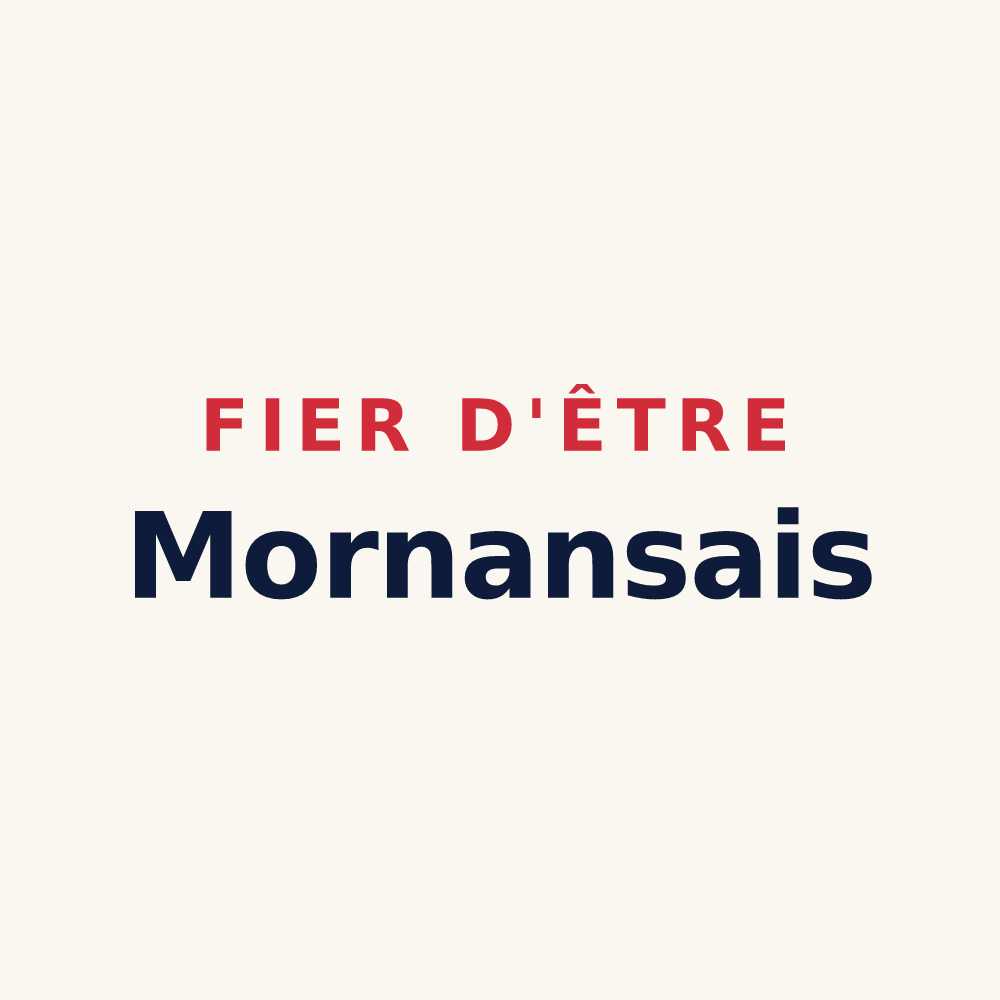 Tasse « Fier d'être Mornansais » — design pour Mornans