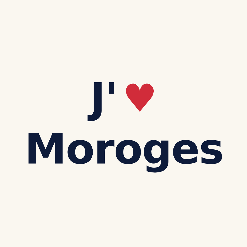 Tasse personnalisée Moroges — design J'aime Moroges