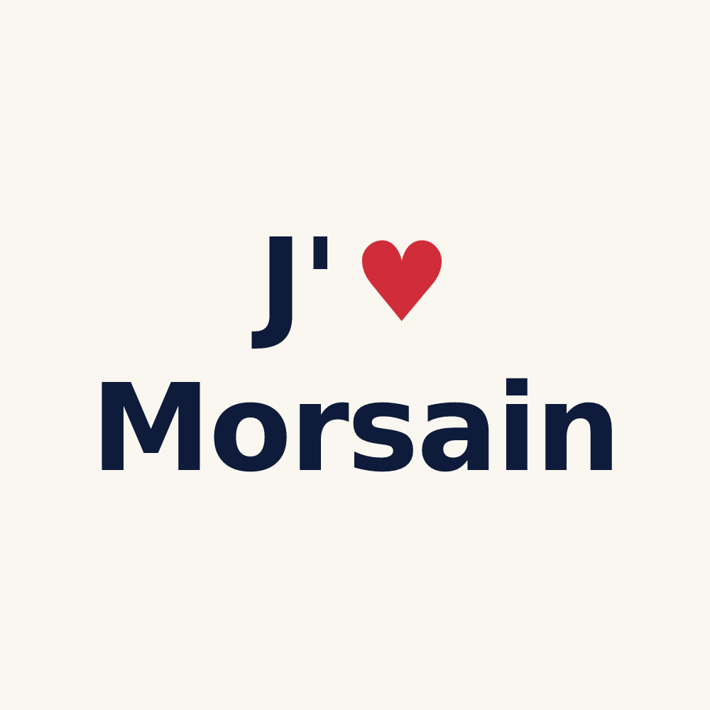Tasse personnalisée Morsain — design J'aime Morsain