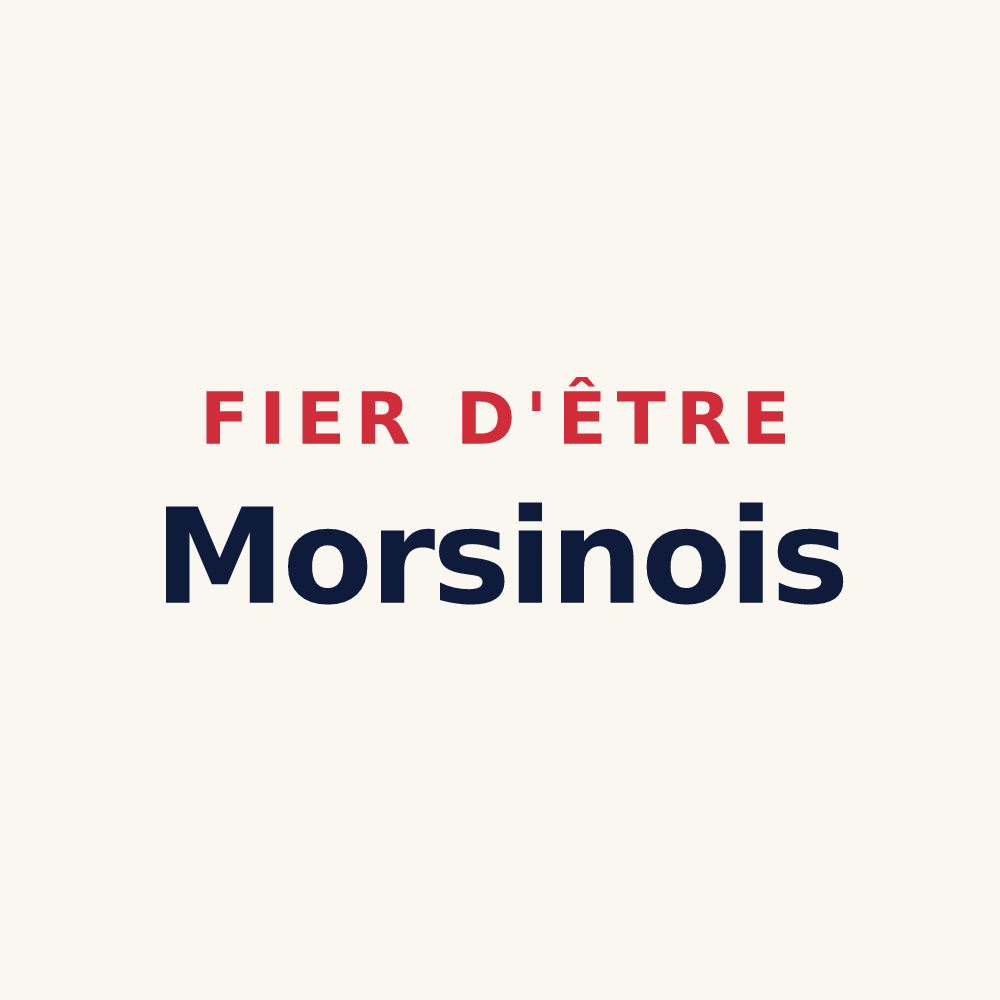 Tasse « Fier d'être Morsinois » — design pour Morsains