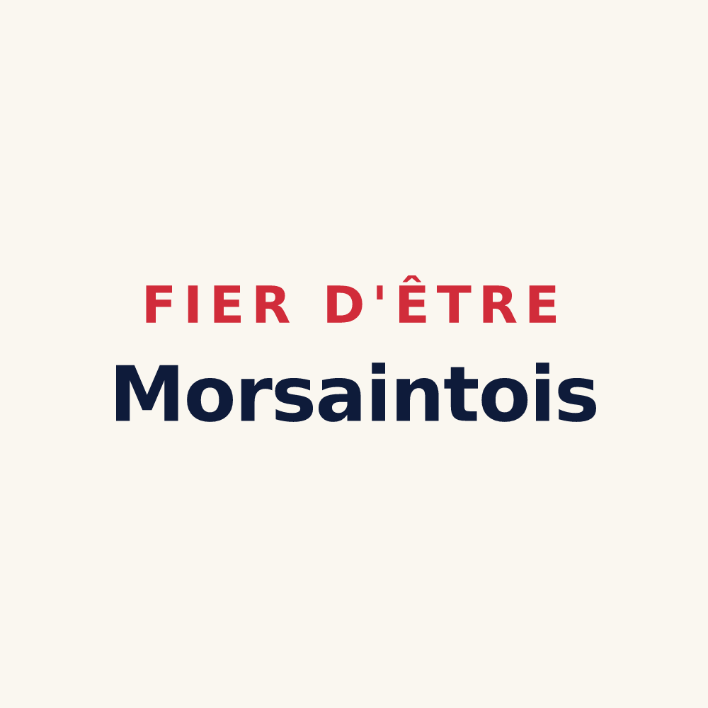 Tasse « Fier d'être Morsaintois » — design pour Morsang-sur-Orge