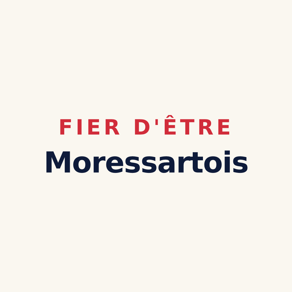 Tasse « Fier d'être Moressartois » — design pour Mortcerf