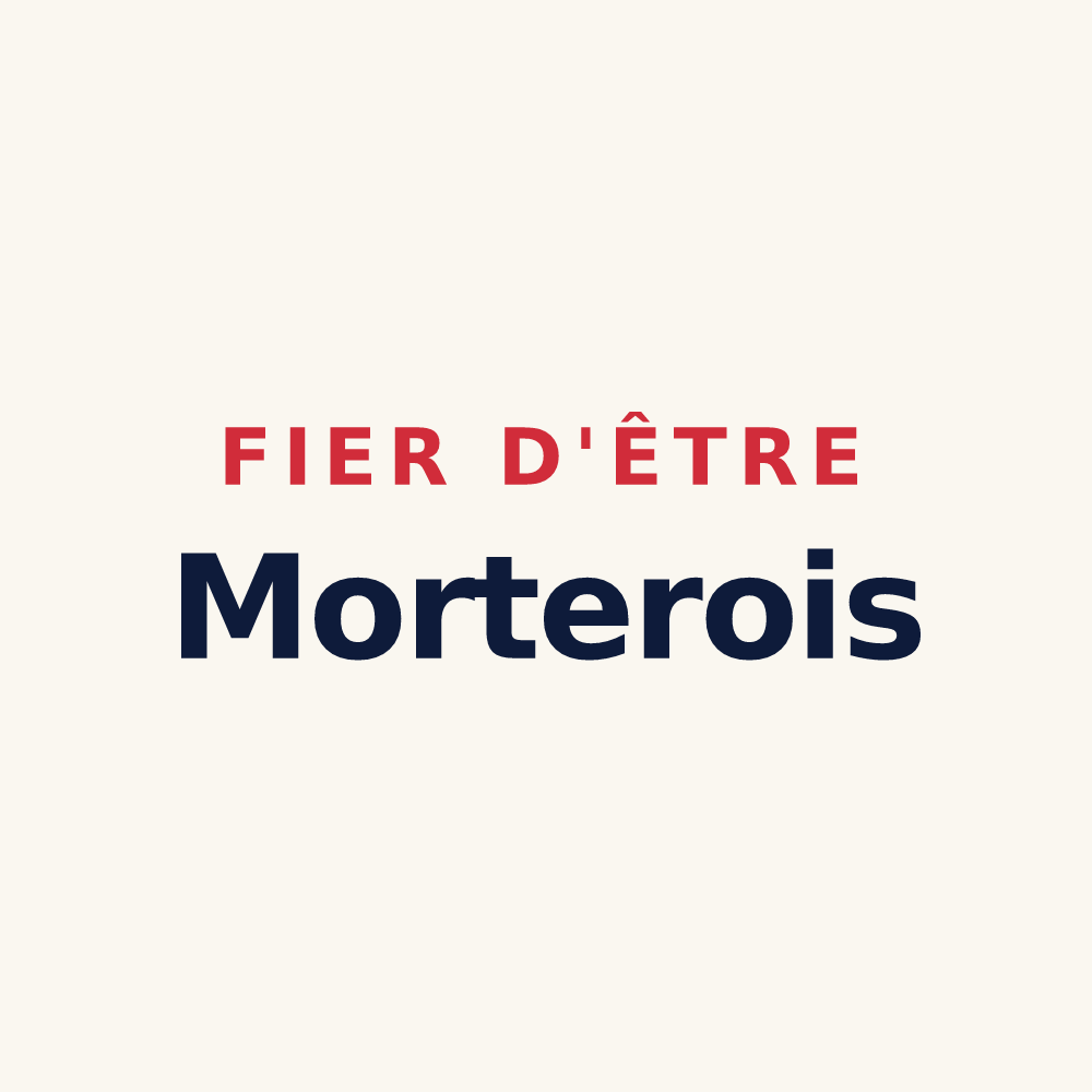 Tasse « Fier d'être Morterois » — design pour Mortery