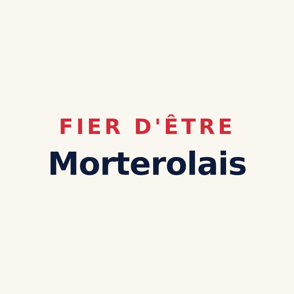 Tasse « Fier d'être Morterolais » — design pour Mortroux
