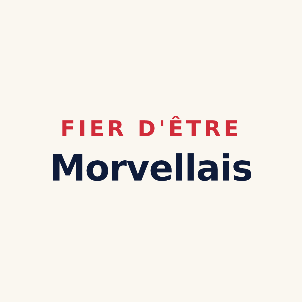 Tasse « Fier d'être Morvellais » — design pour Morvillars