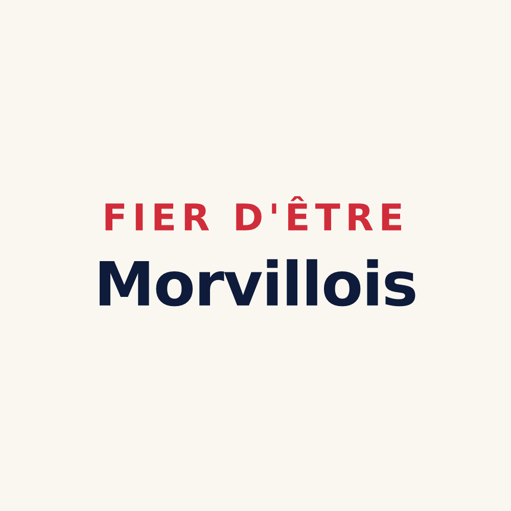 Tasse « Fier d'être Morvillois » — design pour Morville-sur-Nied