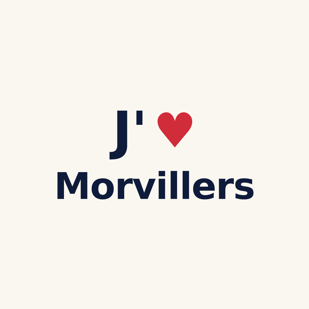Tasse personnalisée Morvillers — design J'aime Morvillers