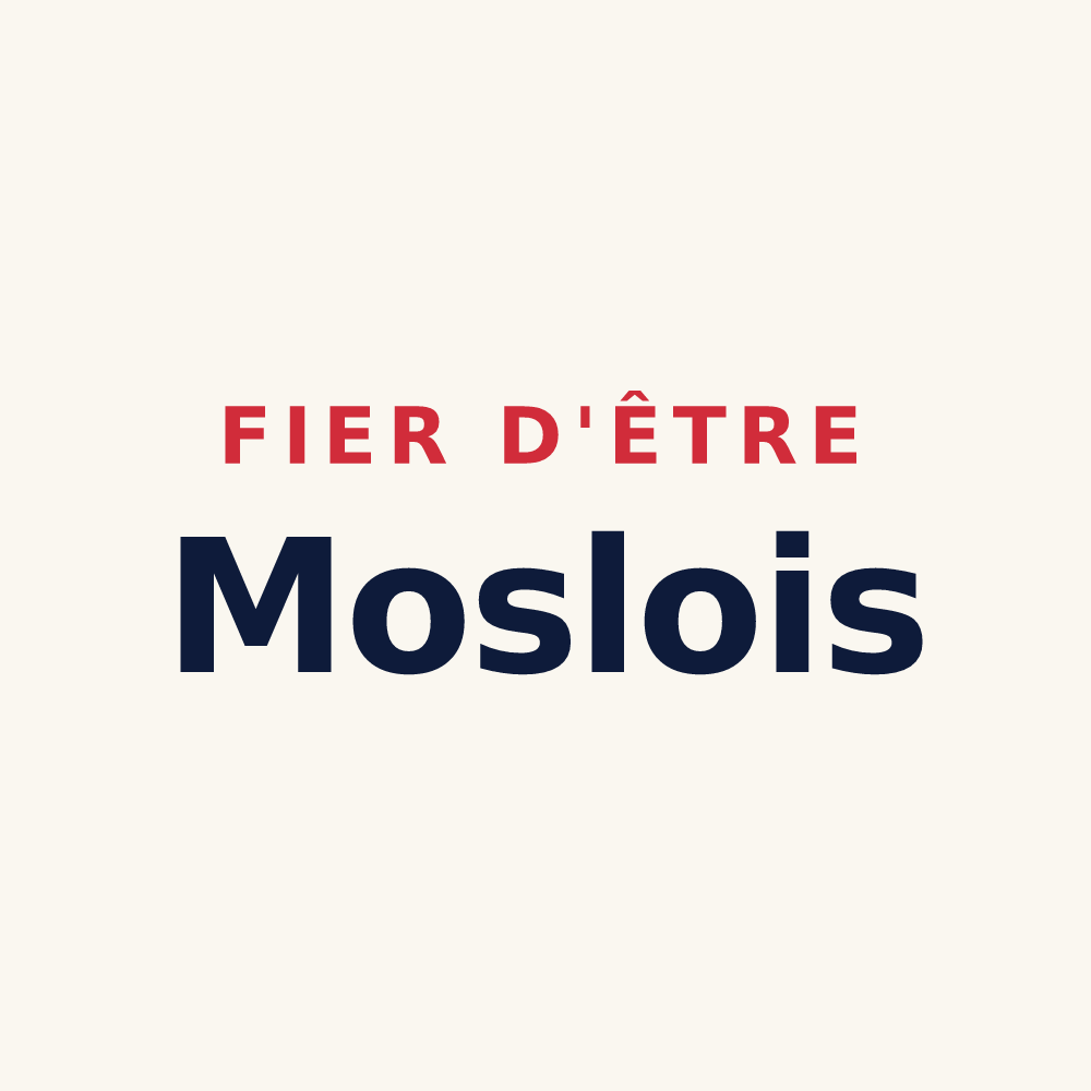 Tasse « Fier d'être Moslois » — design pour Mosles