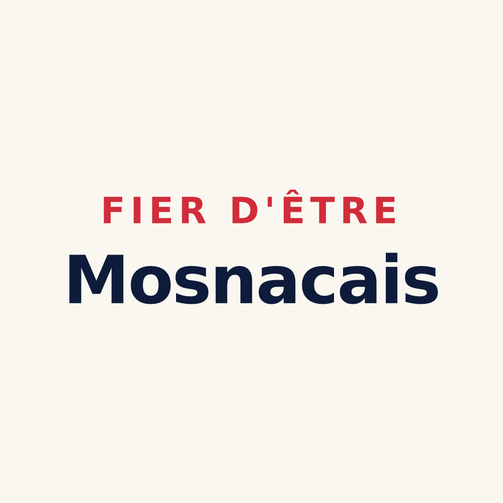 Tasse « Fier d'être Mosnacais » — design pour Mosnac