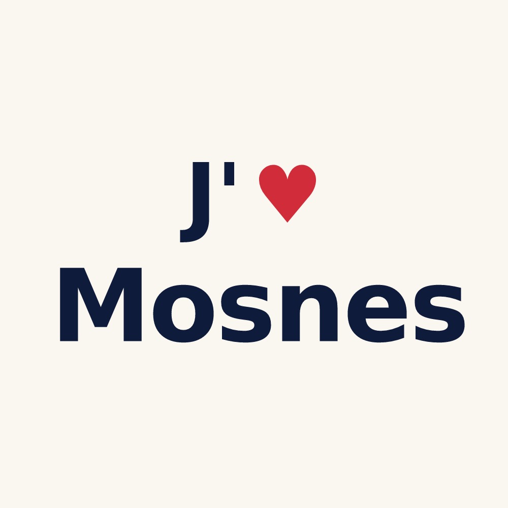 Tasse personnalisée Mosnes — design J'aime Mosnes