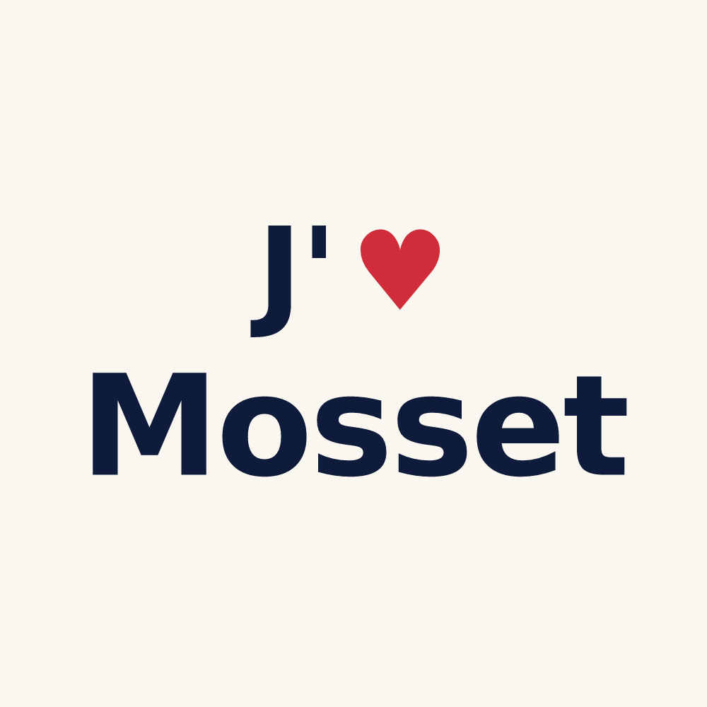 Tasse personnalisée Mosset — design J'aime Mosset
