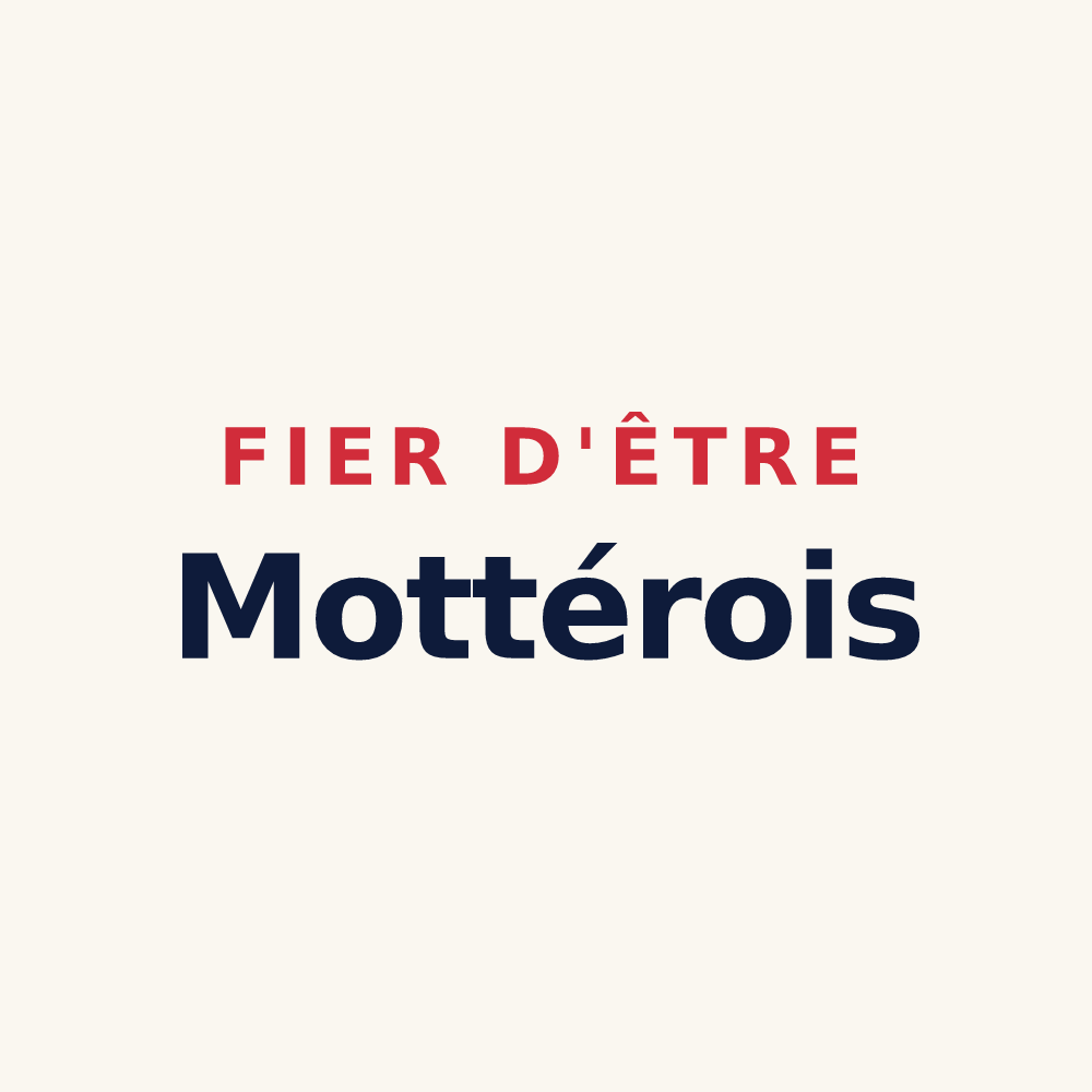 Tasse « Fier d'être Mottérois » — design pour Mottereau