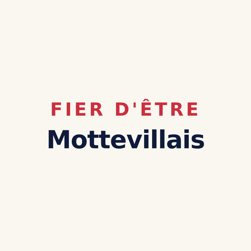 Tasse « Fier d'être Mottevillais » — design pour Motteville