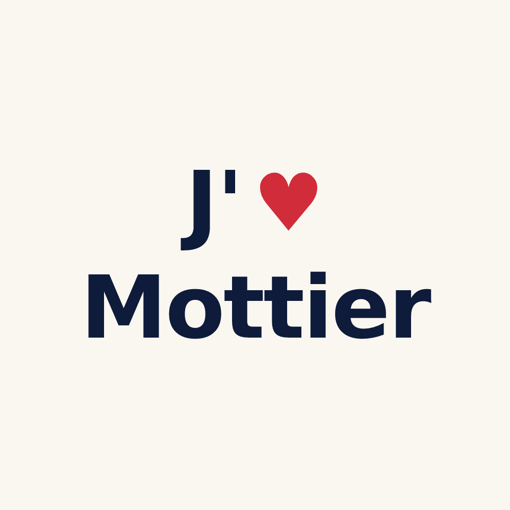 Tasse personnalisée Mottier — design J'aime Mottier