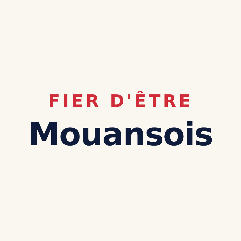 Tasse « Fier d'être Mouansois » — design pour Mouans-Sartoux