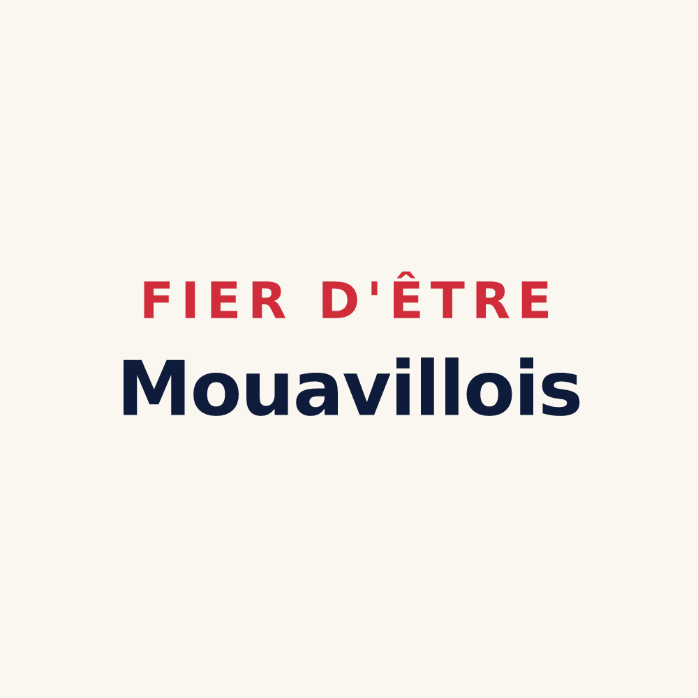 Tasse « Fier d'être Mouavillois » — design pour Mouaville