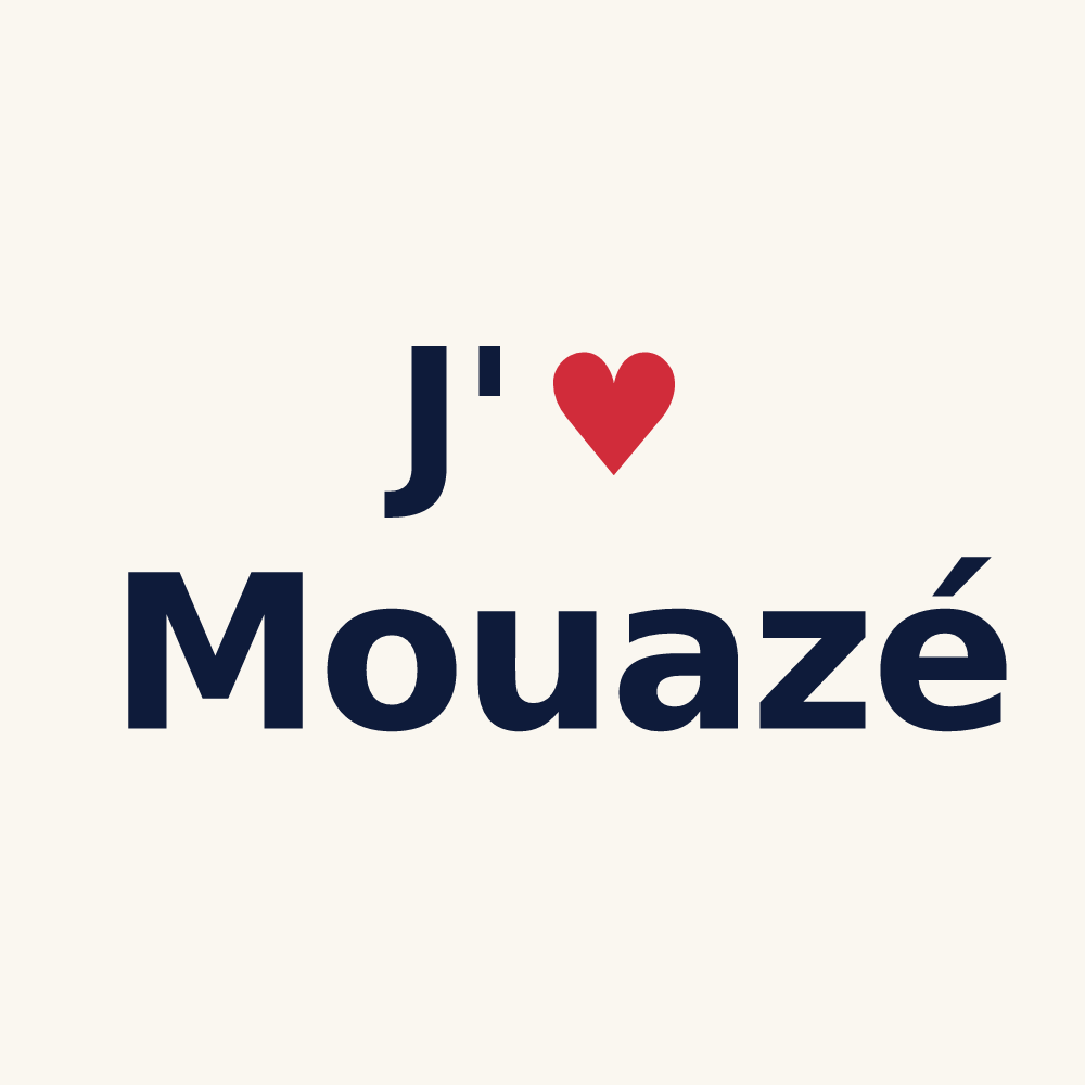 Tasse personnalisée Mouazé — design J'aime Mouazé
