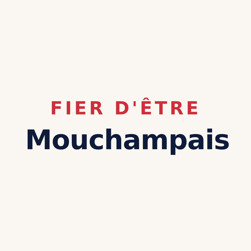 Tasse « Fier d'être Mouchampais » — design pour Mouchamps