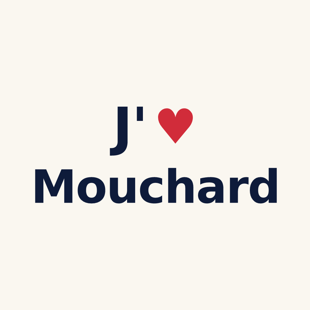 Tasse personnalisée Mouchard — design J'aime Mouchard