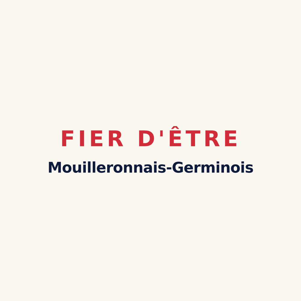 Tasse « Fier d'être Mouilleronnais-Germinois » — design pour Mouilleron-Saint-Germain