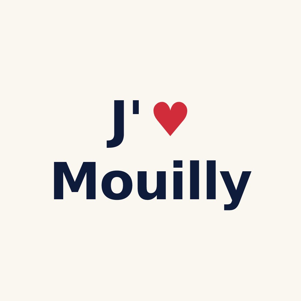 Tasse personnalisée Mouilly — design J'aime Mouilly
