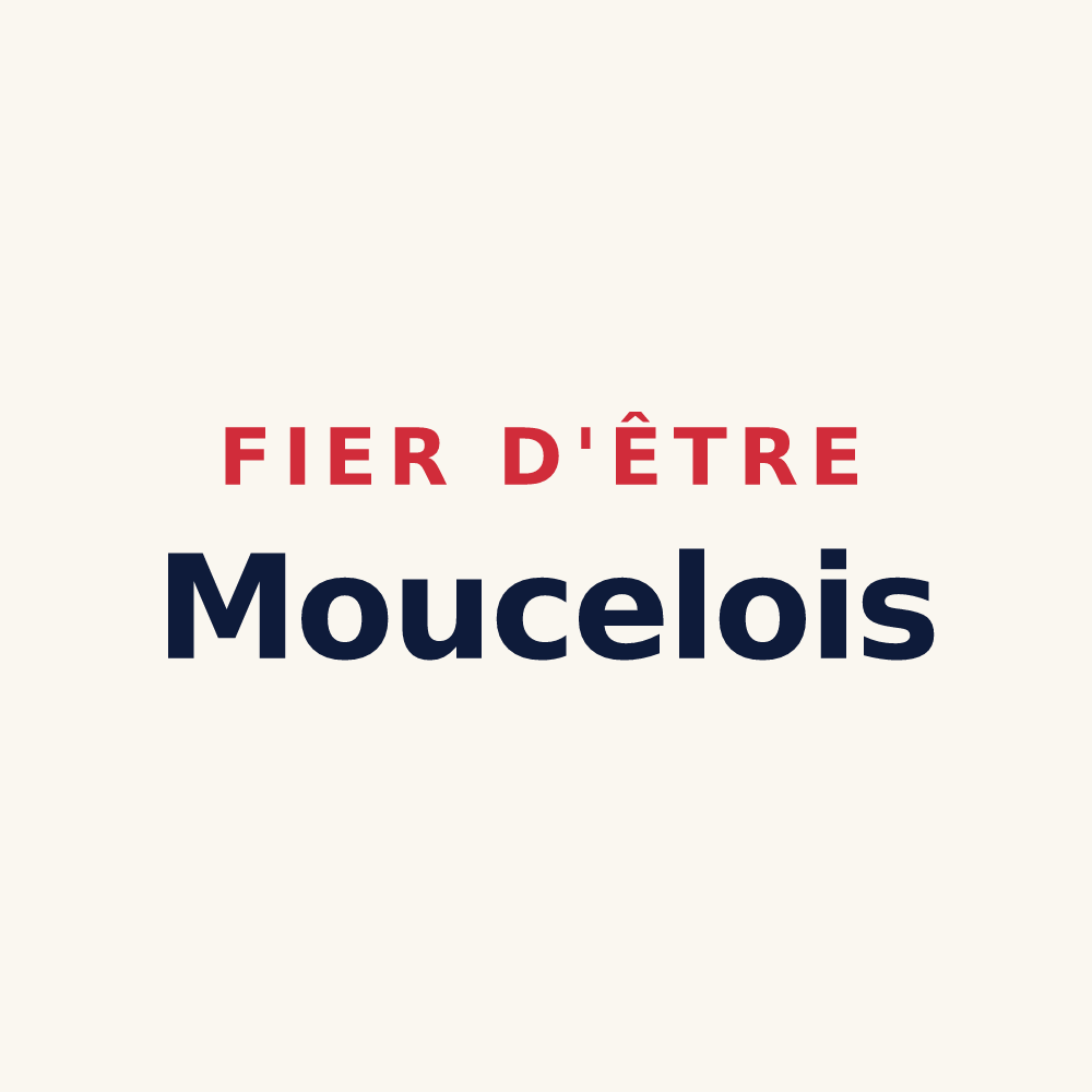 Tasse « Fier d'être Moucelois » — design pour Moulès-et-Baucels