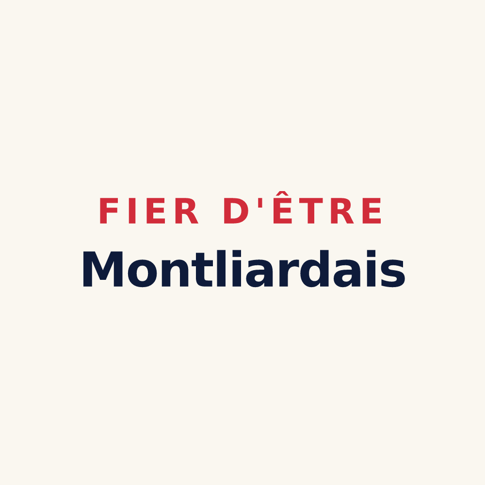 Tasse « Fier d'être Montliardais » — design pour Moulidars