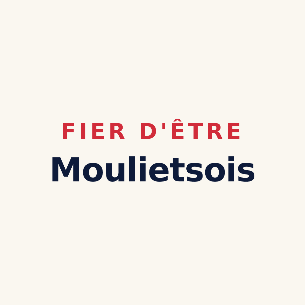 Tasse « Fier d'être Moulietsois » — design pour Mouliets-et-Villemartin