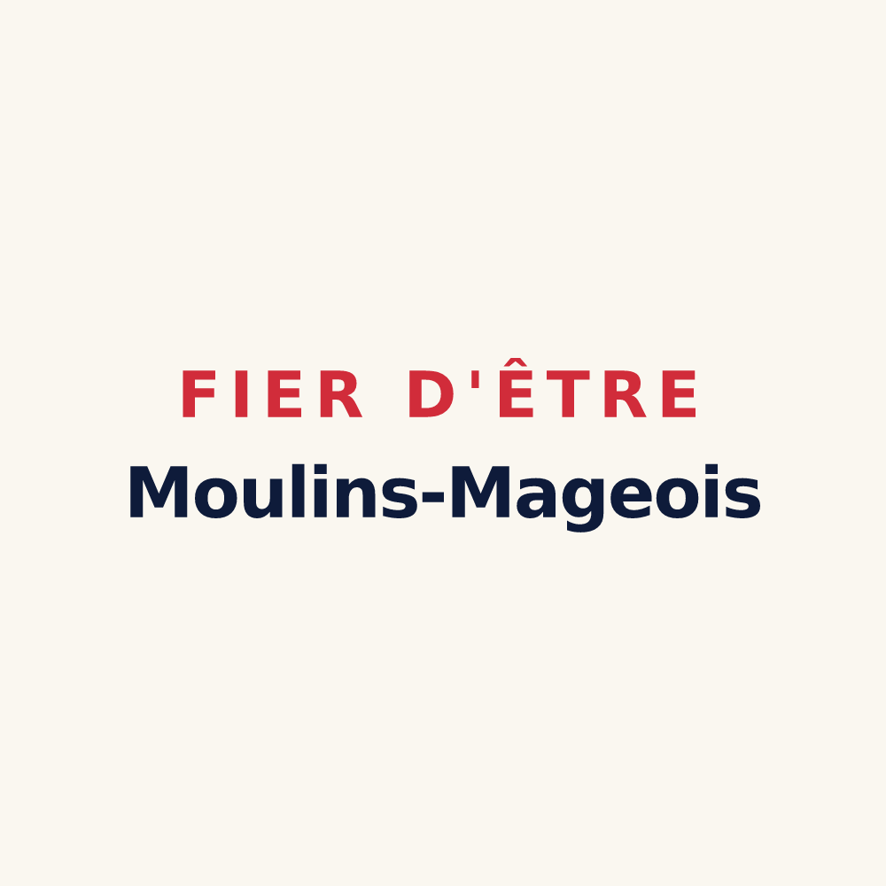 Tasse « Fier d'être Moulins-Mageois » — design pour Moulin-Mage