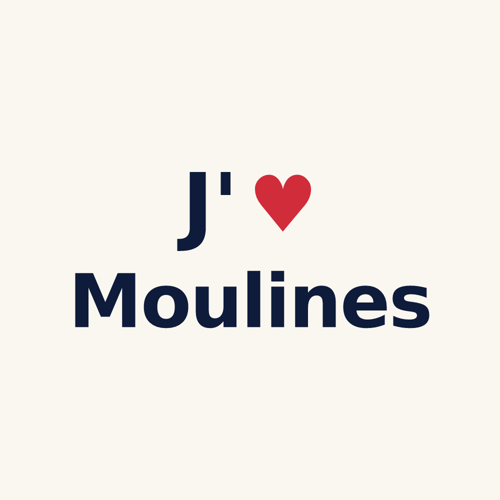 Tasse personnalisée Moulines — design J'aime Moulines