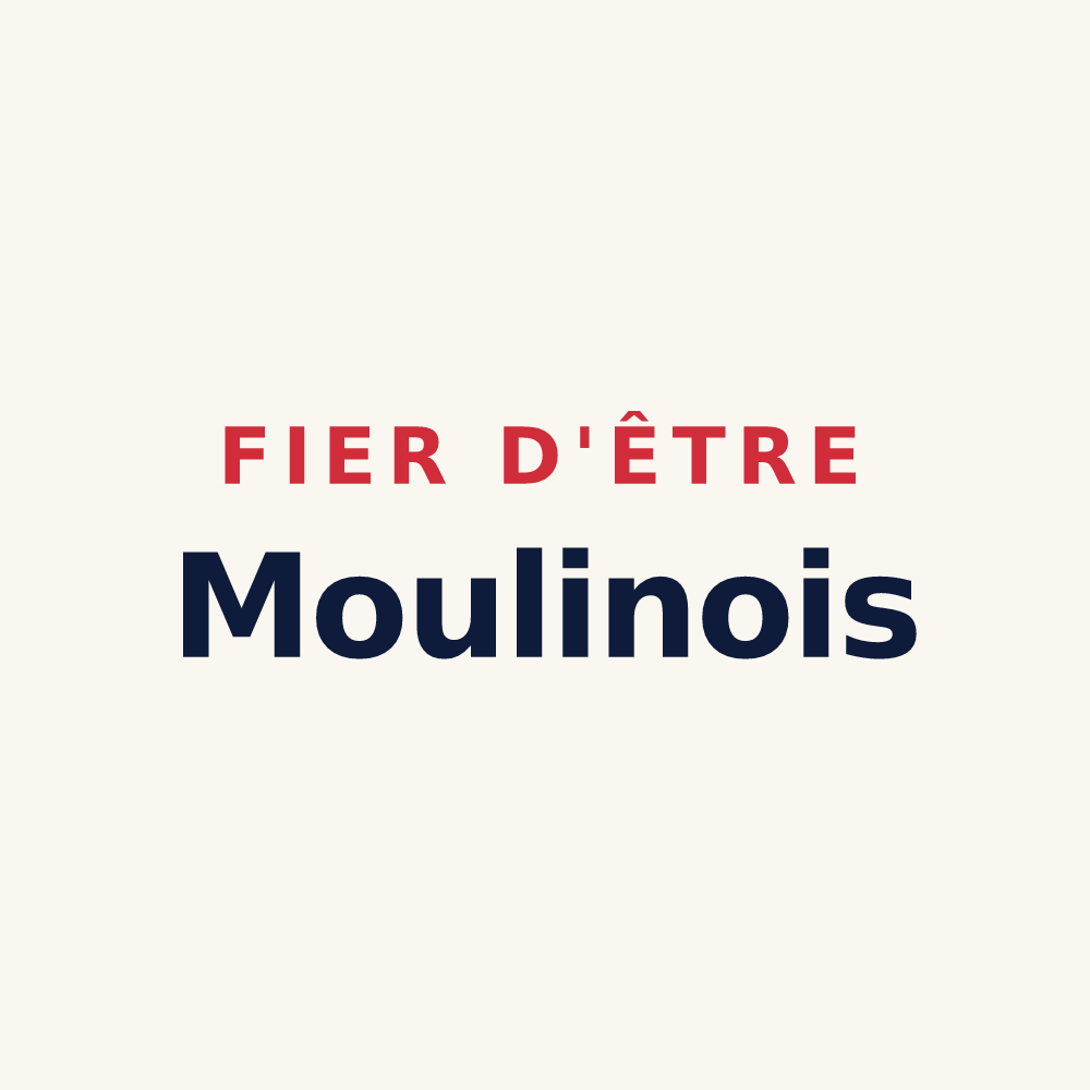 Tasse « Fier d'être Moulinois » — design pour Moulins