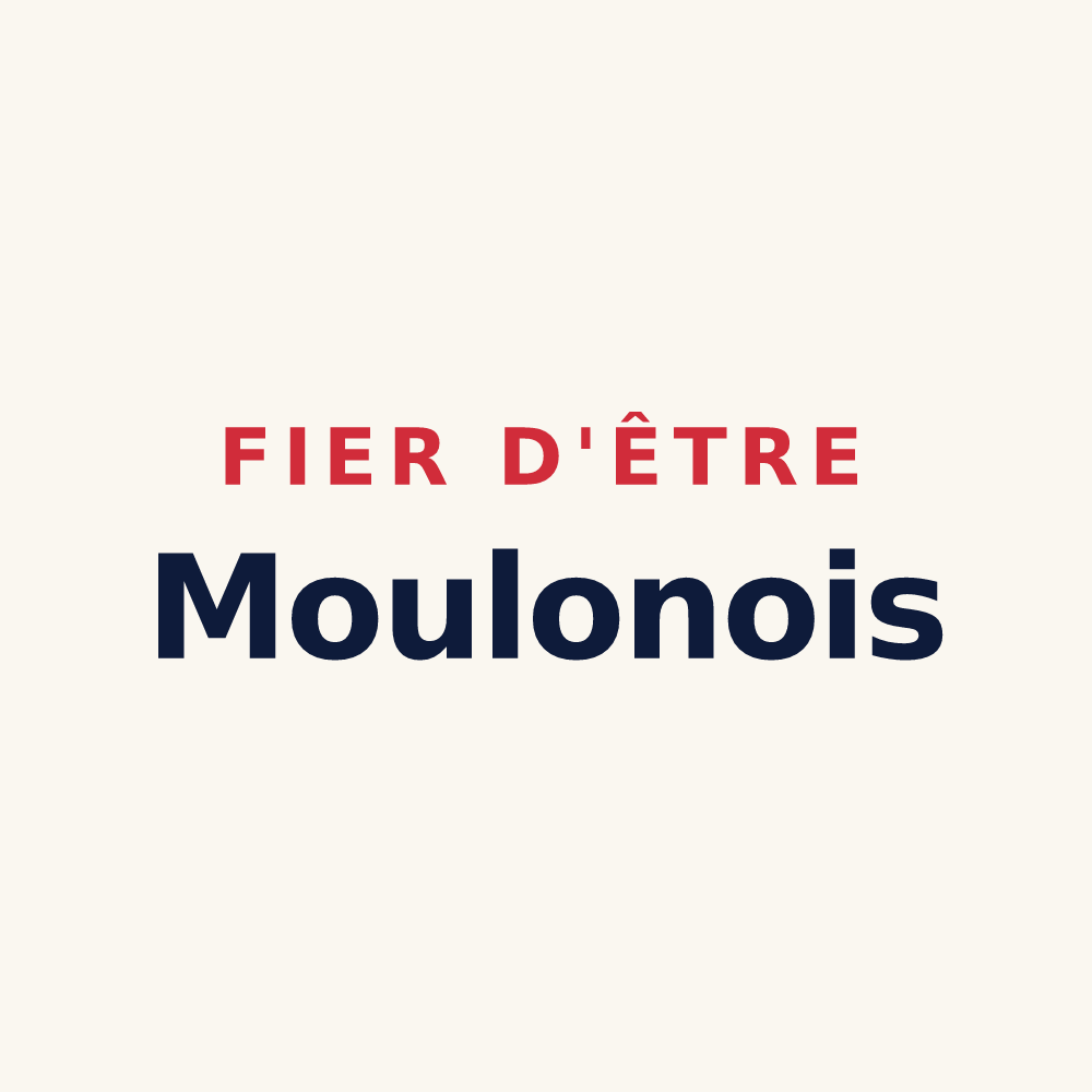 Tasse « Fier d'être Moulonois » — design pour Moulon