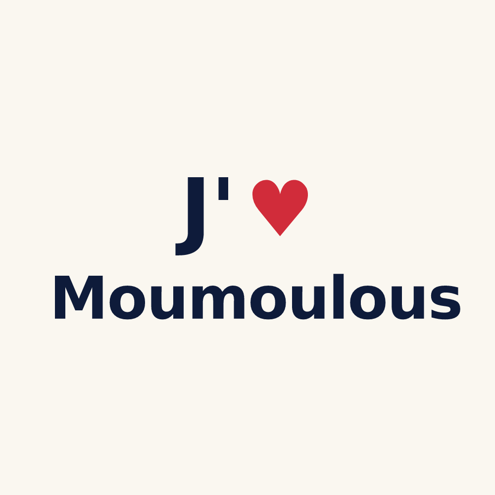 Tasse personnalisée Moumoulous — design J'aime Moumoulous