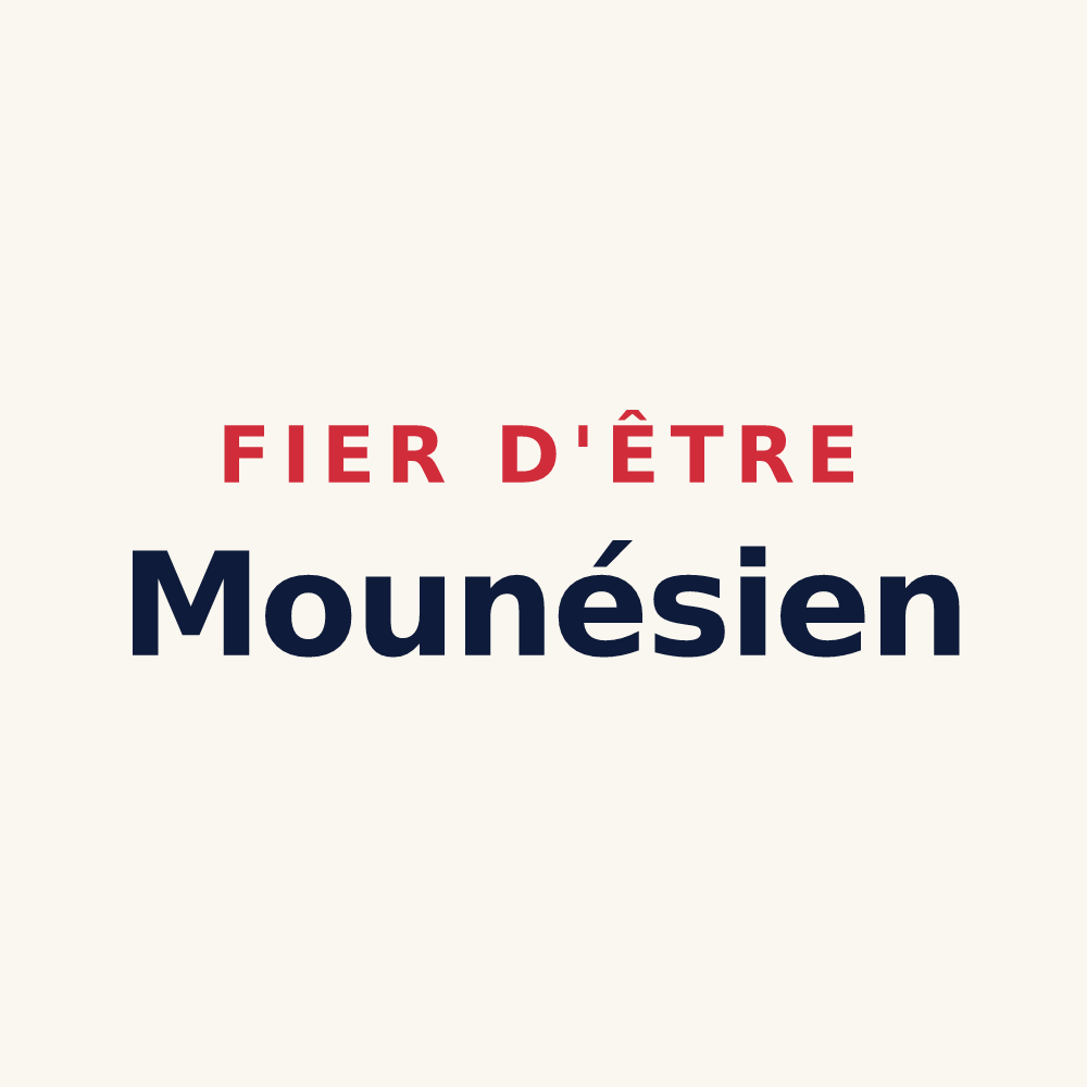 Tasse « Fier d'être Mounésien » — design pour Mounes-Prohencoux