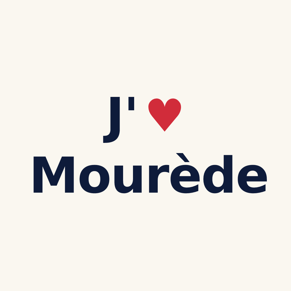 Tasse personnalisée Mourède — design J'aime Mourède