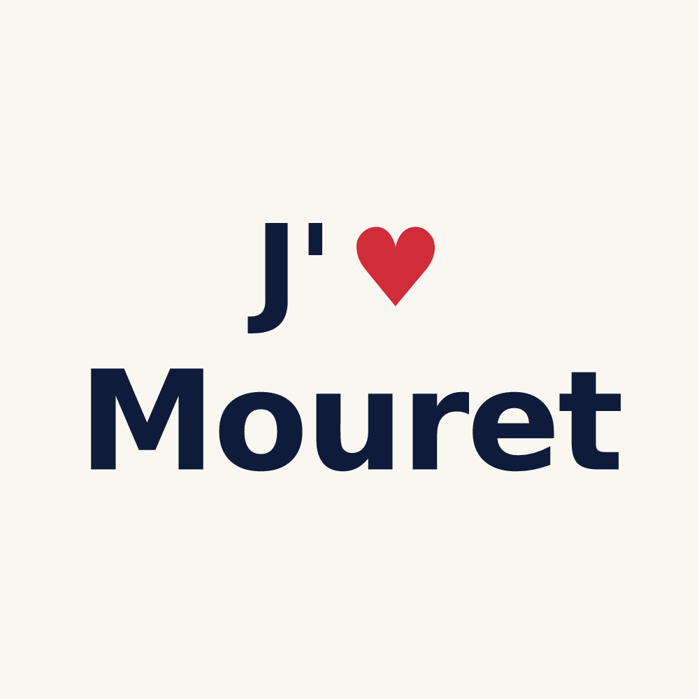Tasse personnalisée Mouret — design J'aime Mouret