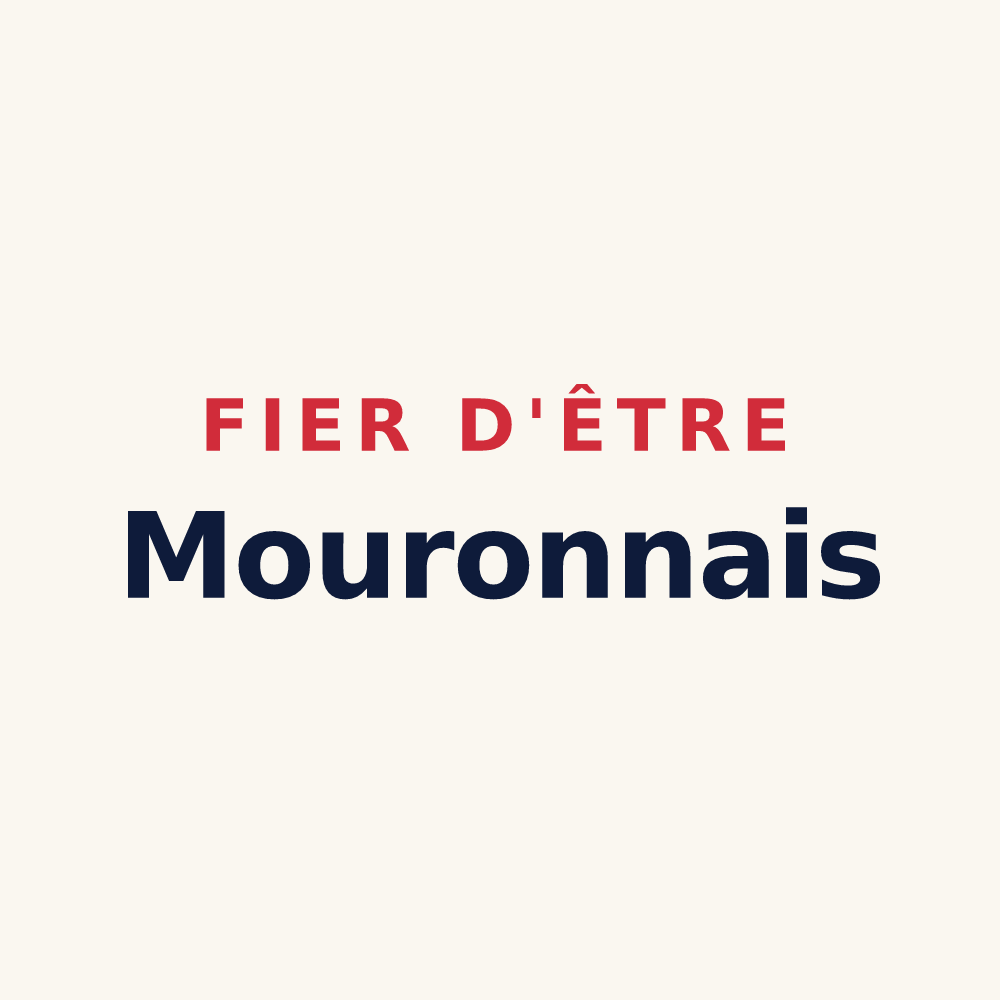 Tasse « Fier d'être Mouronnais » — design pour Mouron