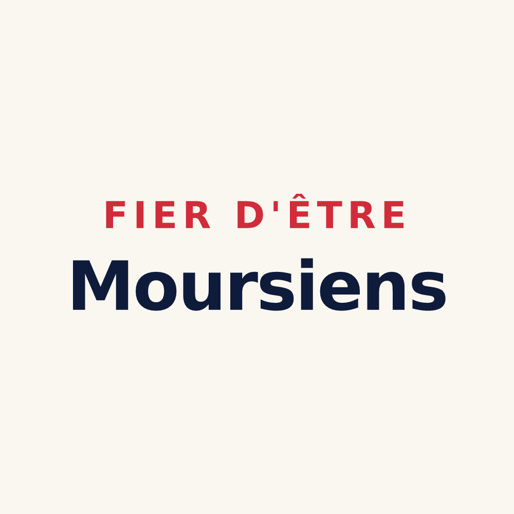 Tasse « Fier d'être Moursiens » — design pour Mours