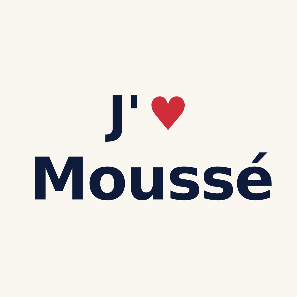 Tasse personnalisée Moussé — design J'aime Moussé