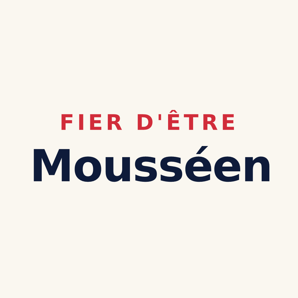 Tasse « Fier d'être Mousséen » — design pour Moussé
